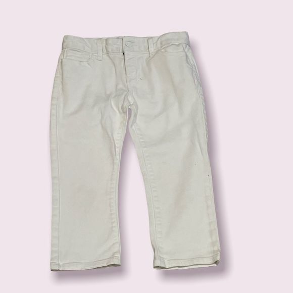 Old Navy girl’s white capris size 12 - Picture 1 of 6